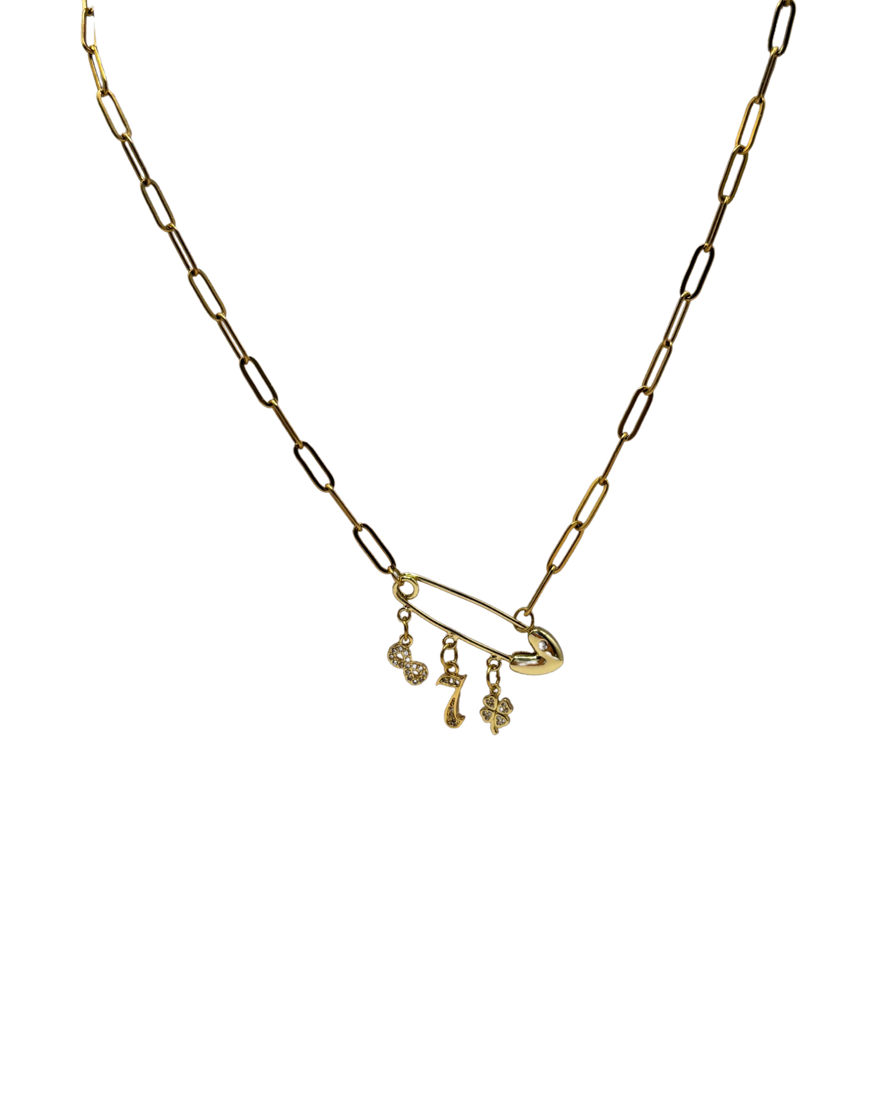 Golden lucky pendants