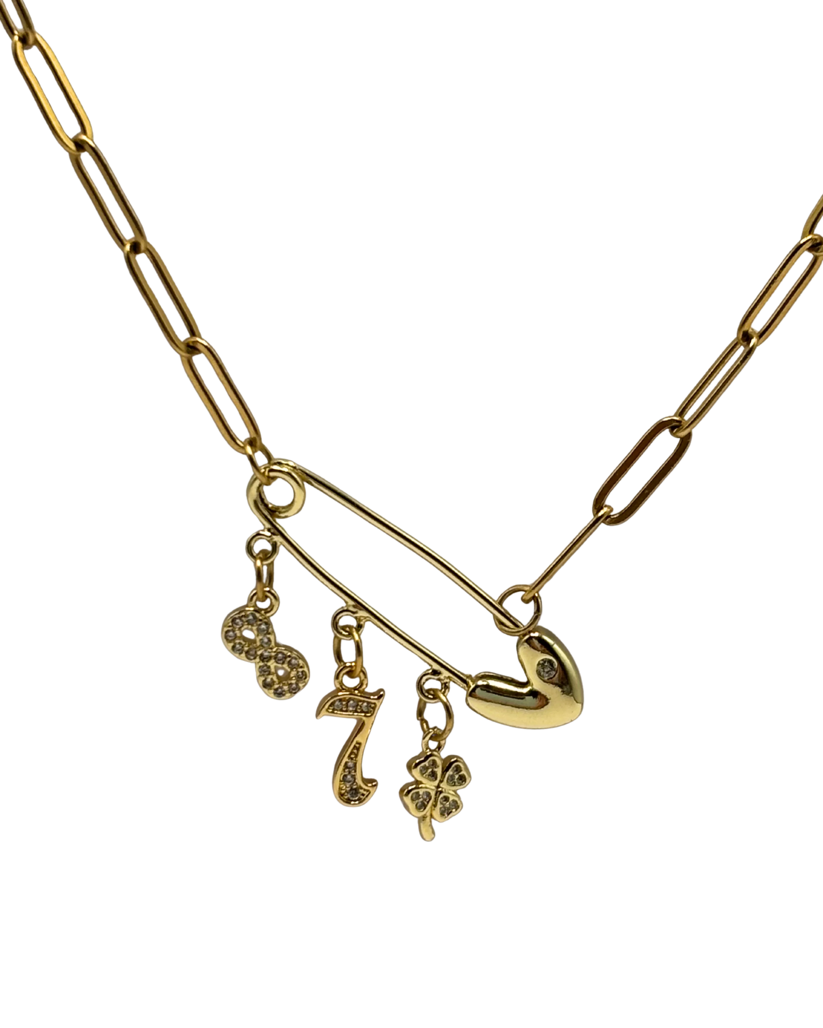 Golden lucky pendants