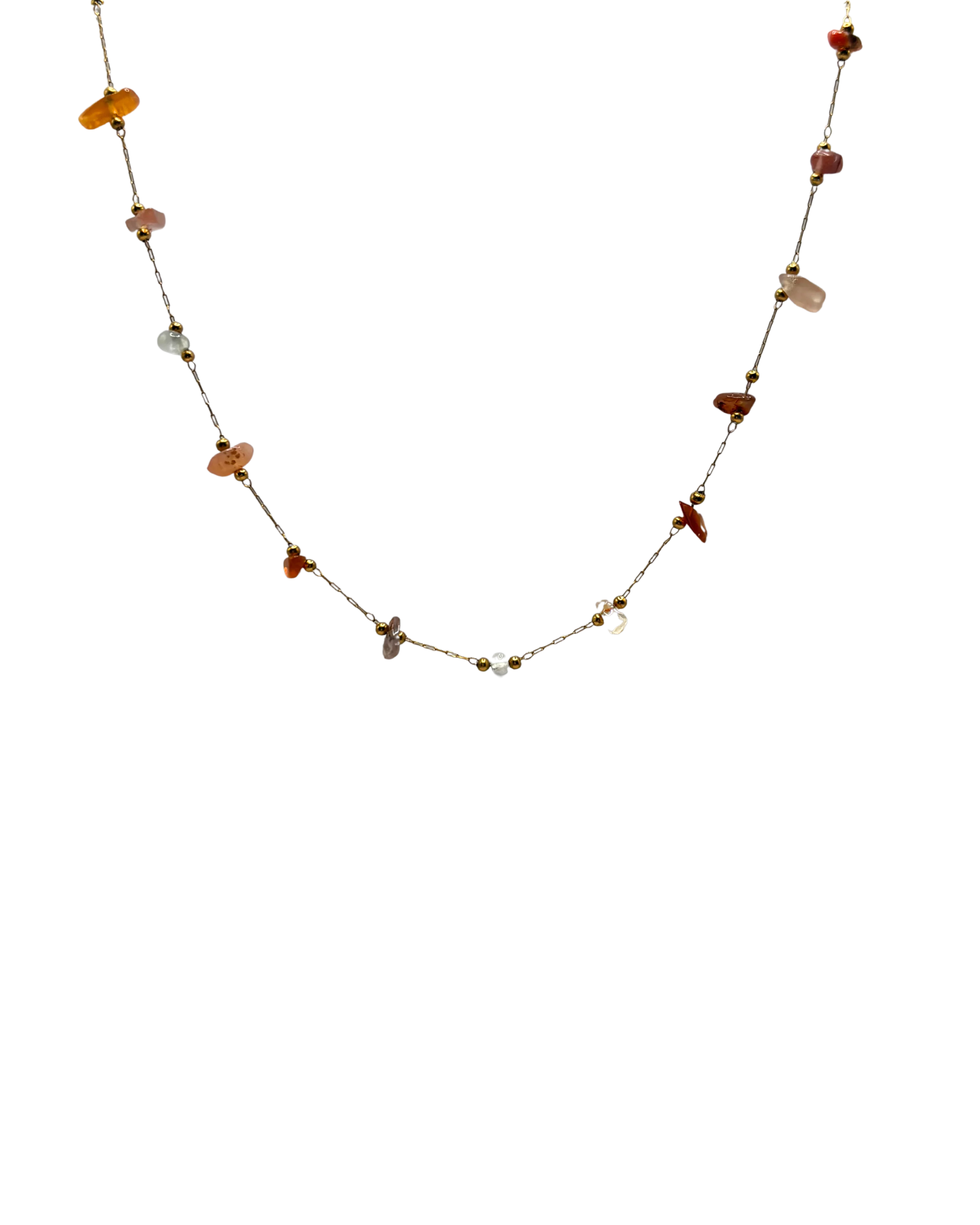 Golden carnelian stones