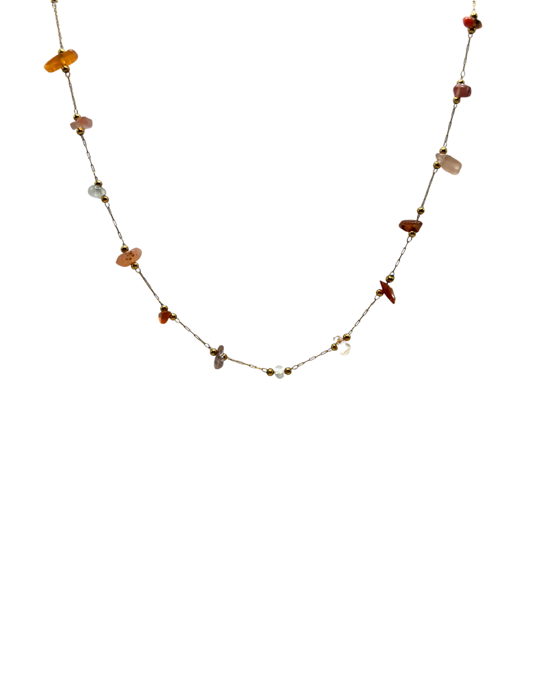 Golden carnelian stones