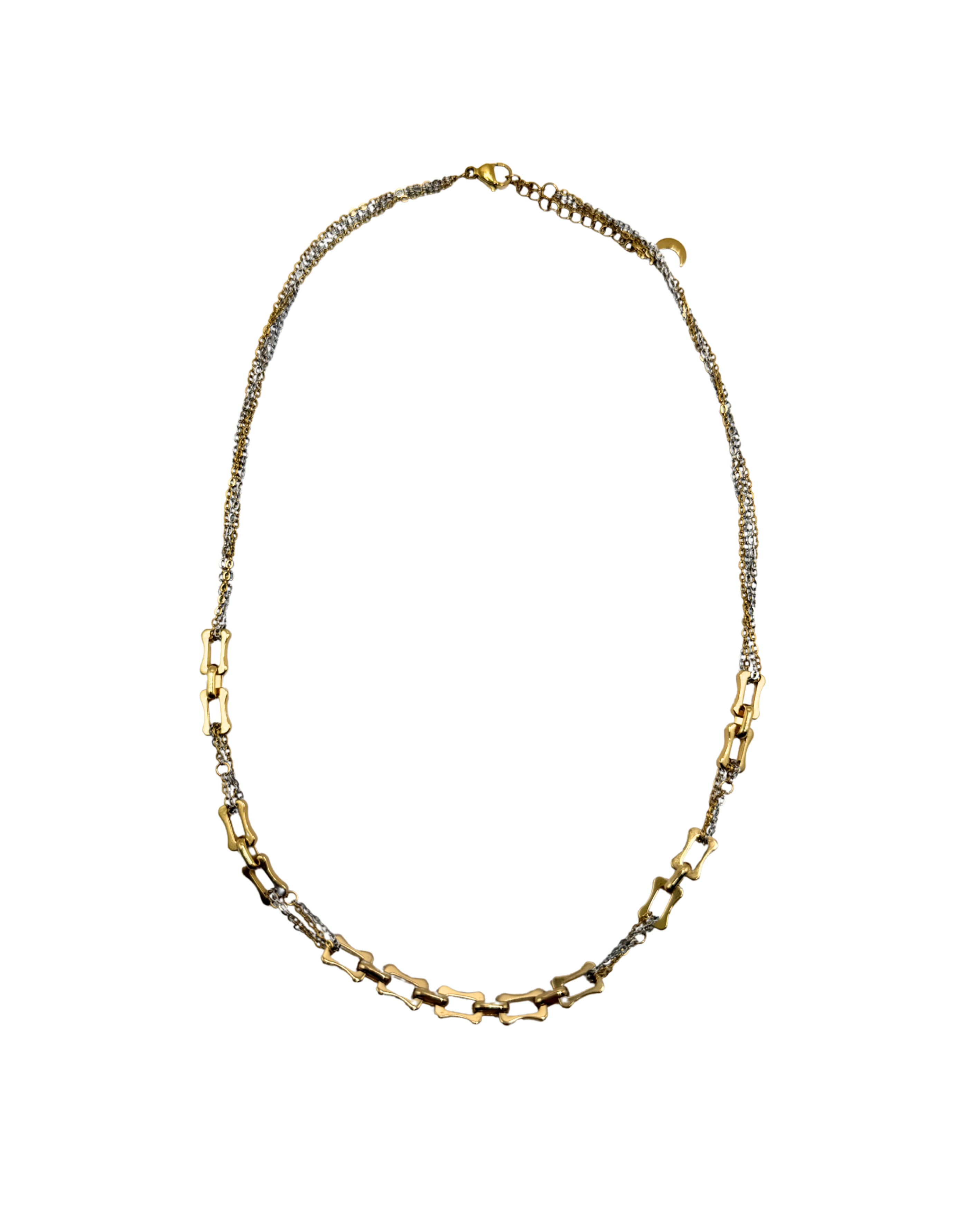 Golden Silver Link Chain