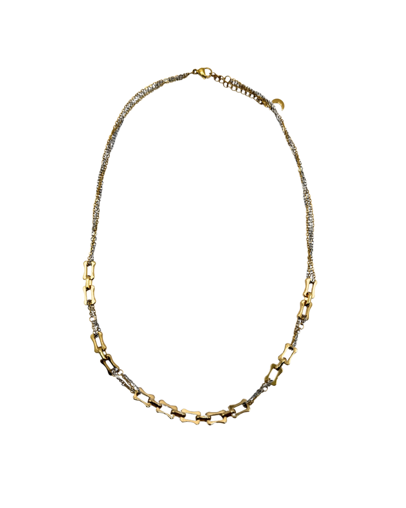 Golden Silver Link Chain