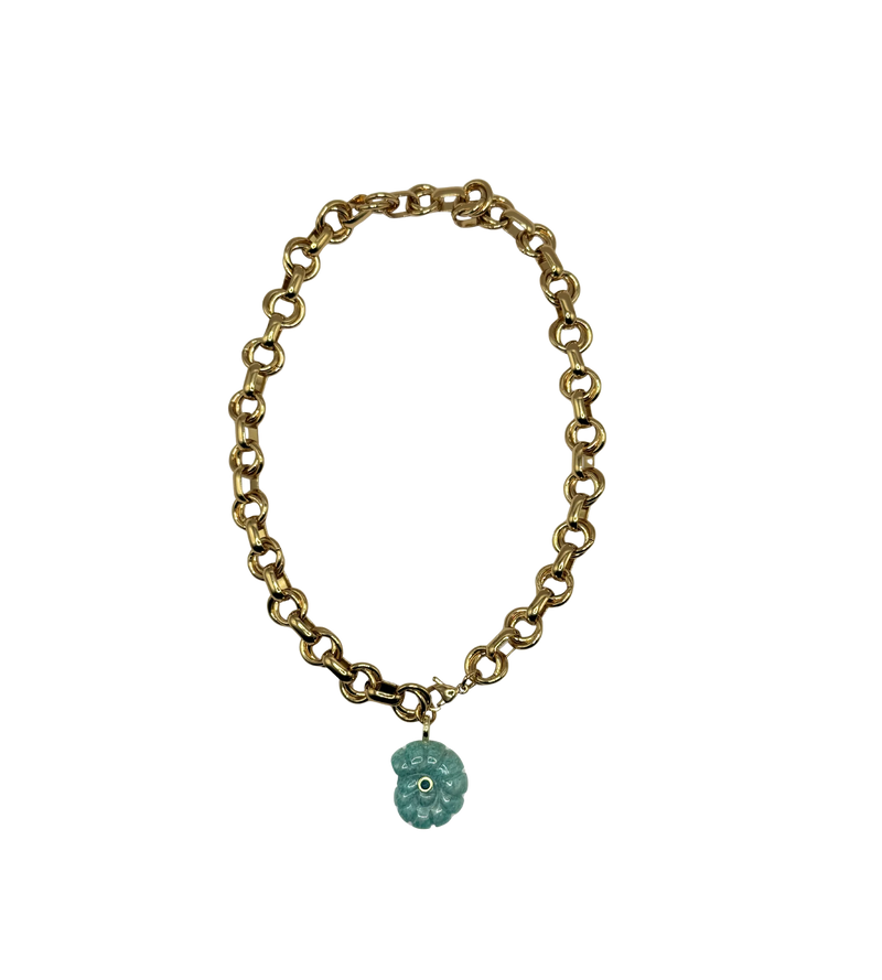 Golden amazonite shell
