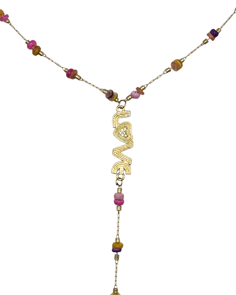 Golden colorful love