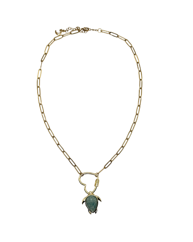 Golden amazonite turtle