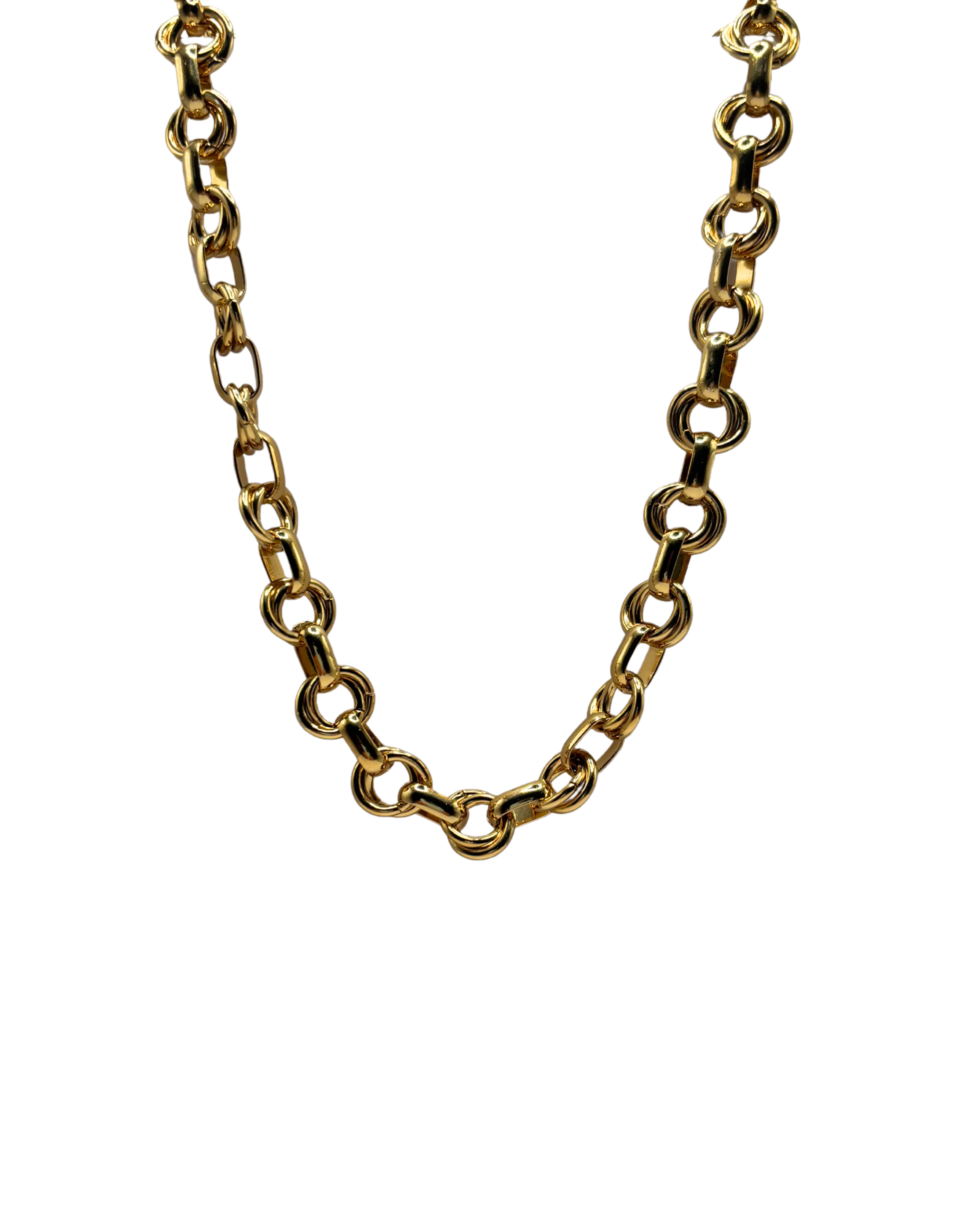 Golden Round Big Chain