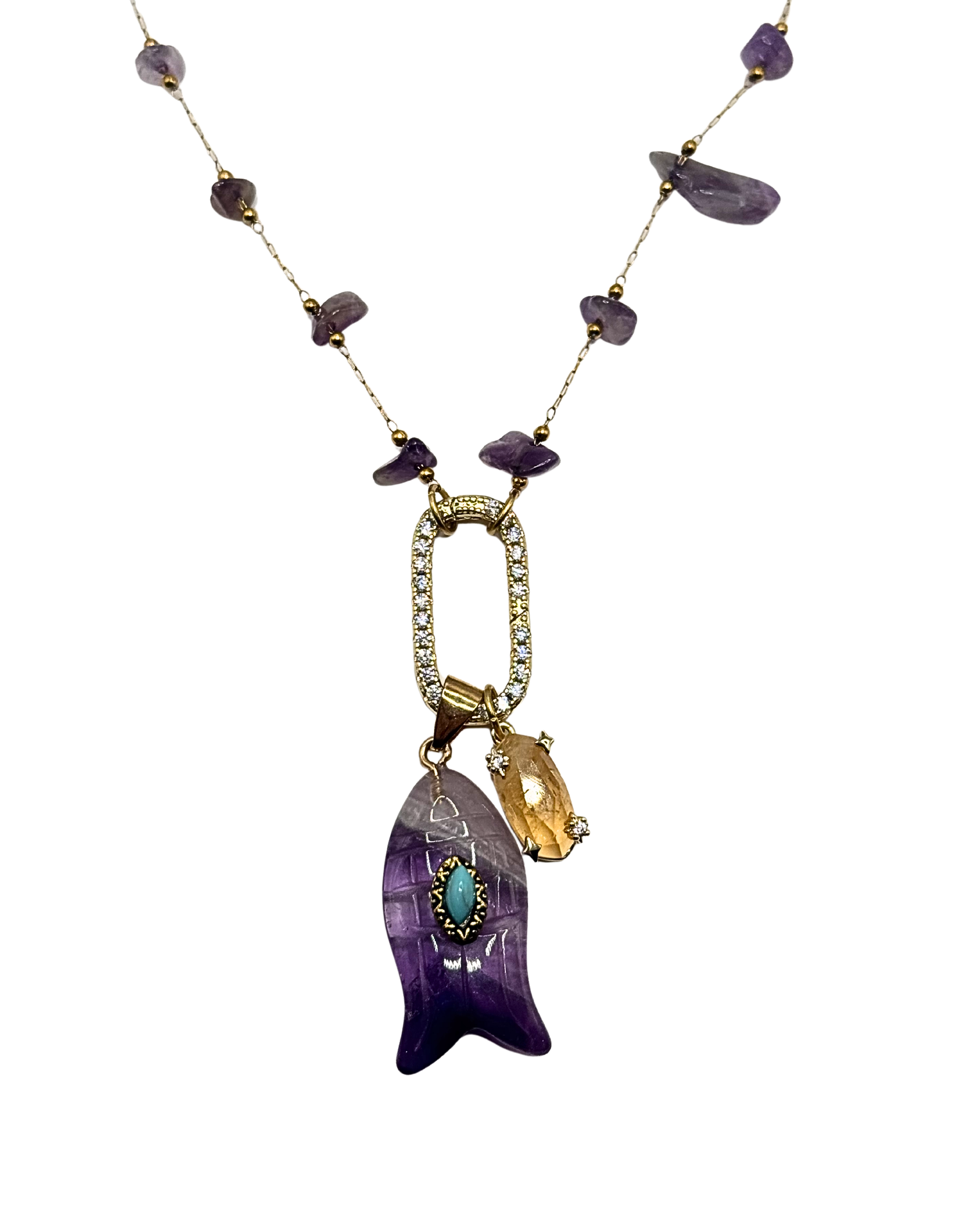 Golden amethyst fish