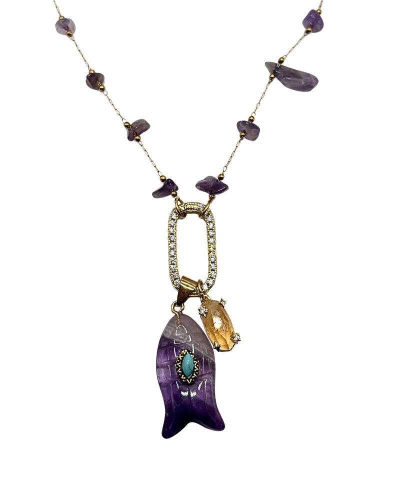 Golden amethyst fish