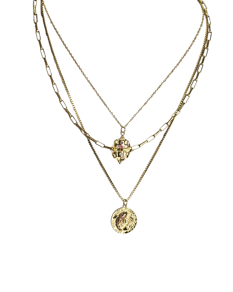 Golden pink - three in one