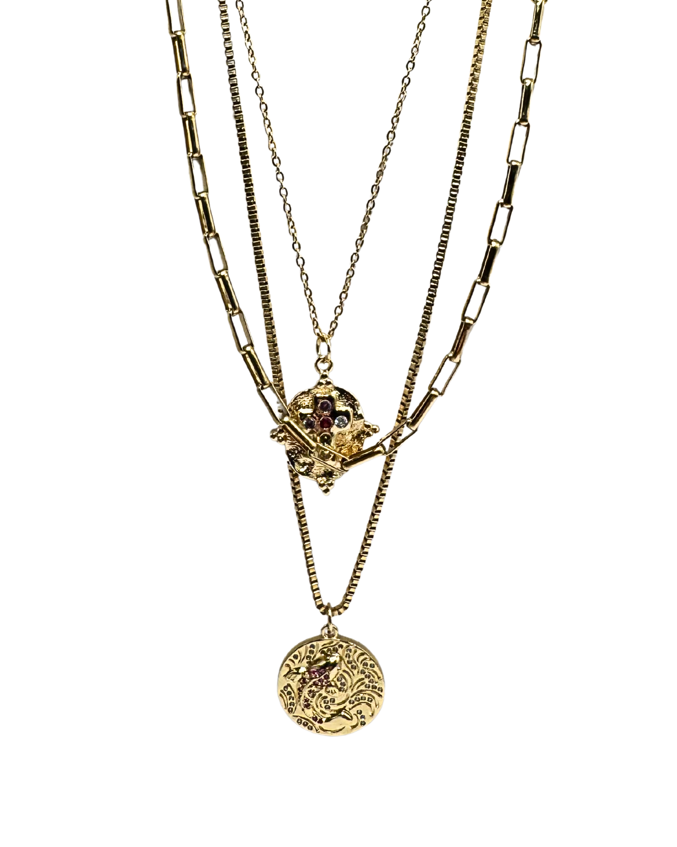 Golden pink - three in one