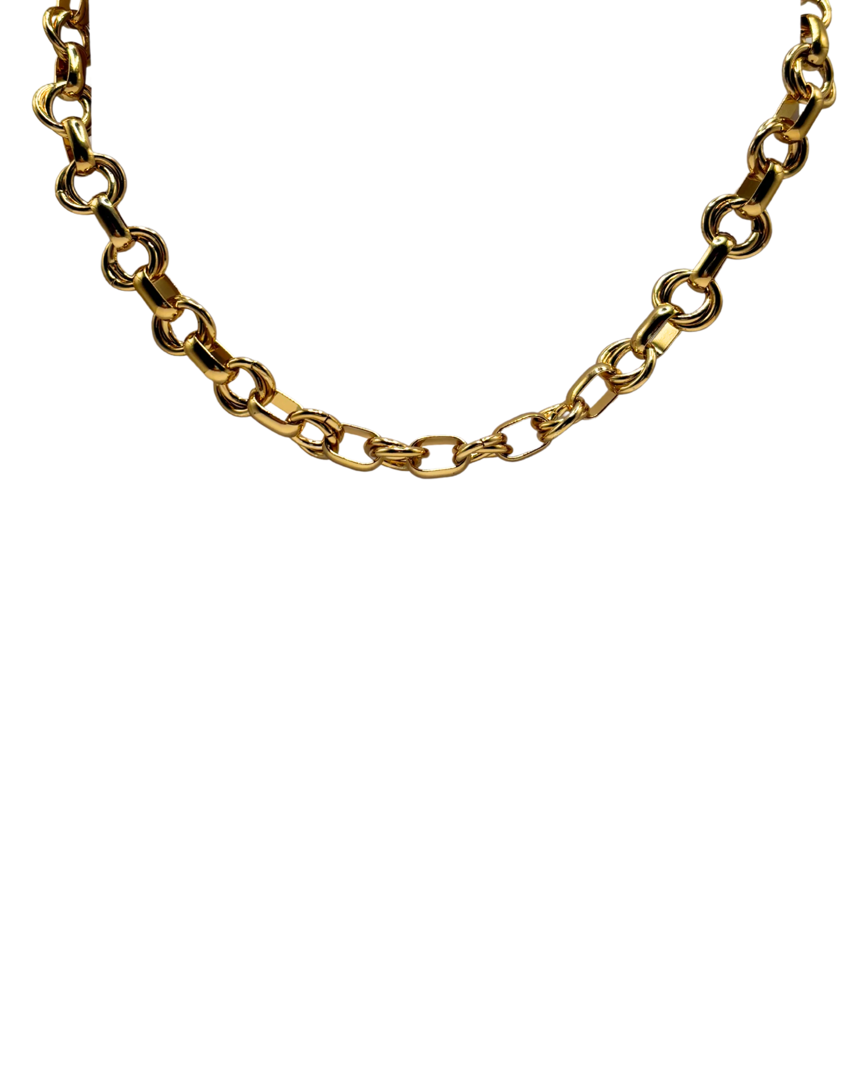 Golden Round Big Chain