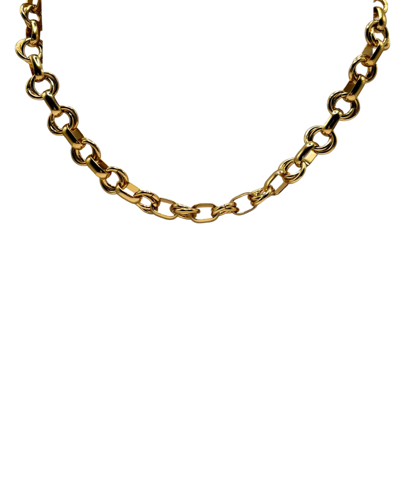 Golden Round Big Chain