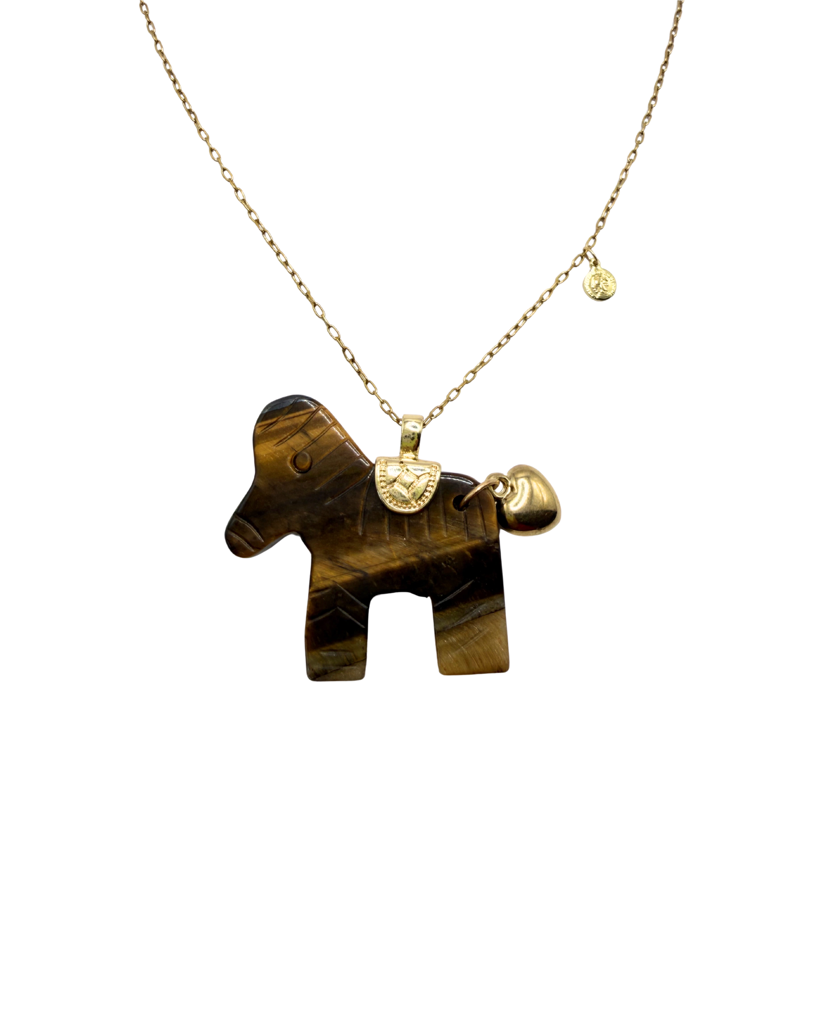 Golden Horse Necklace