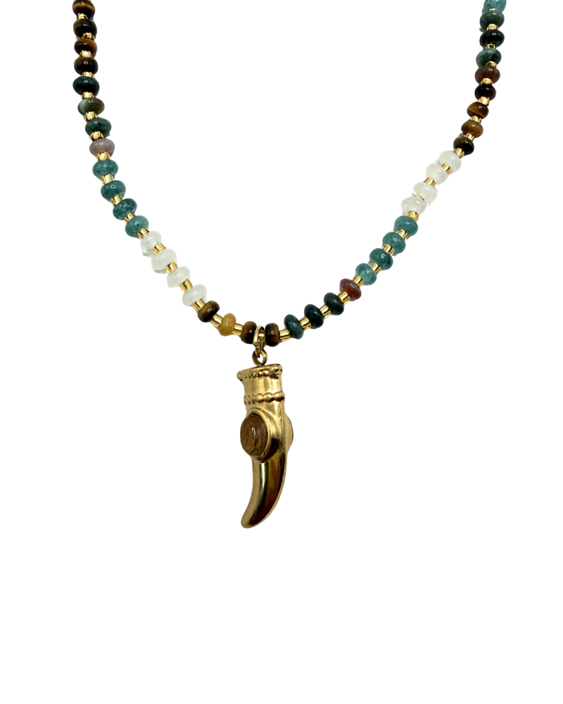 Golden Fang Beads