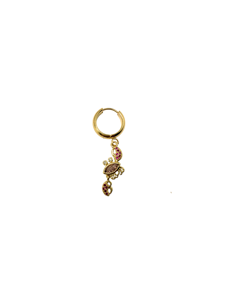 Golden pink crab