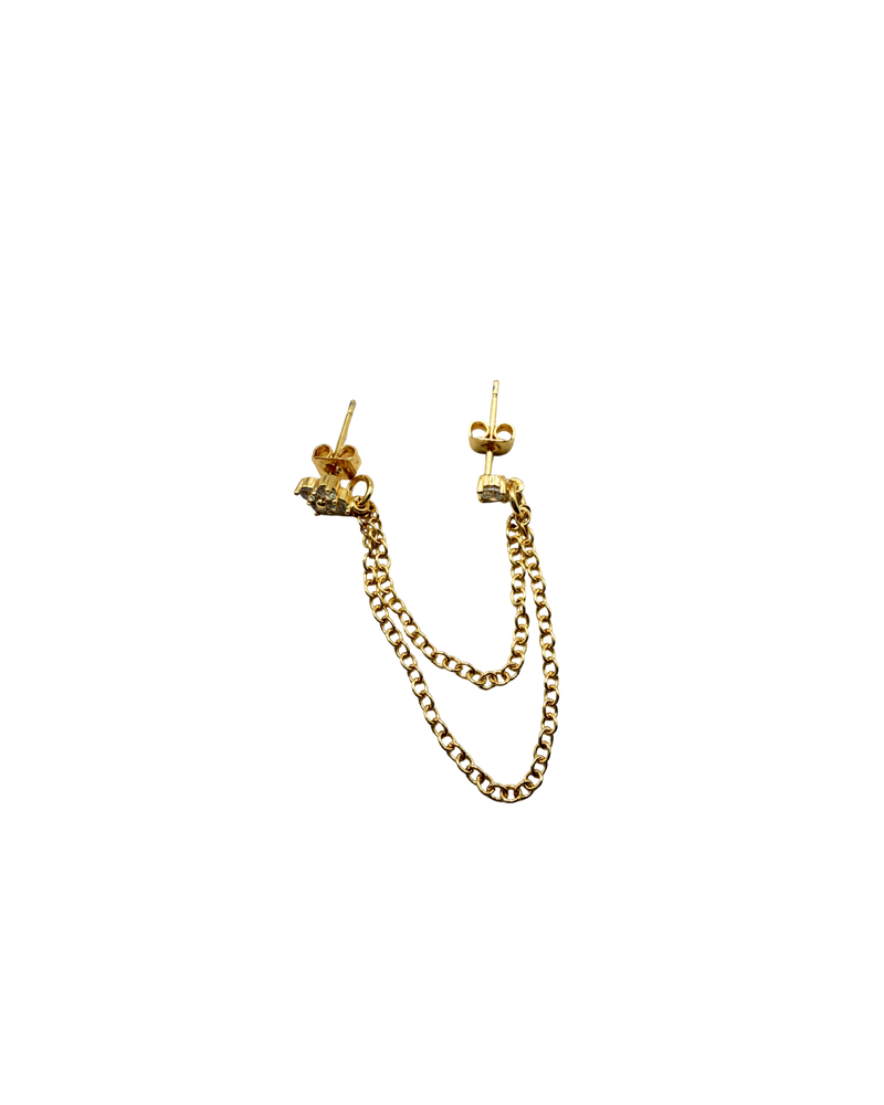 Double Chain Stud