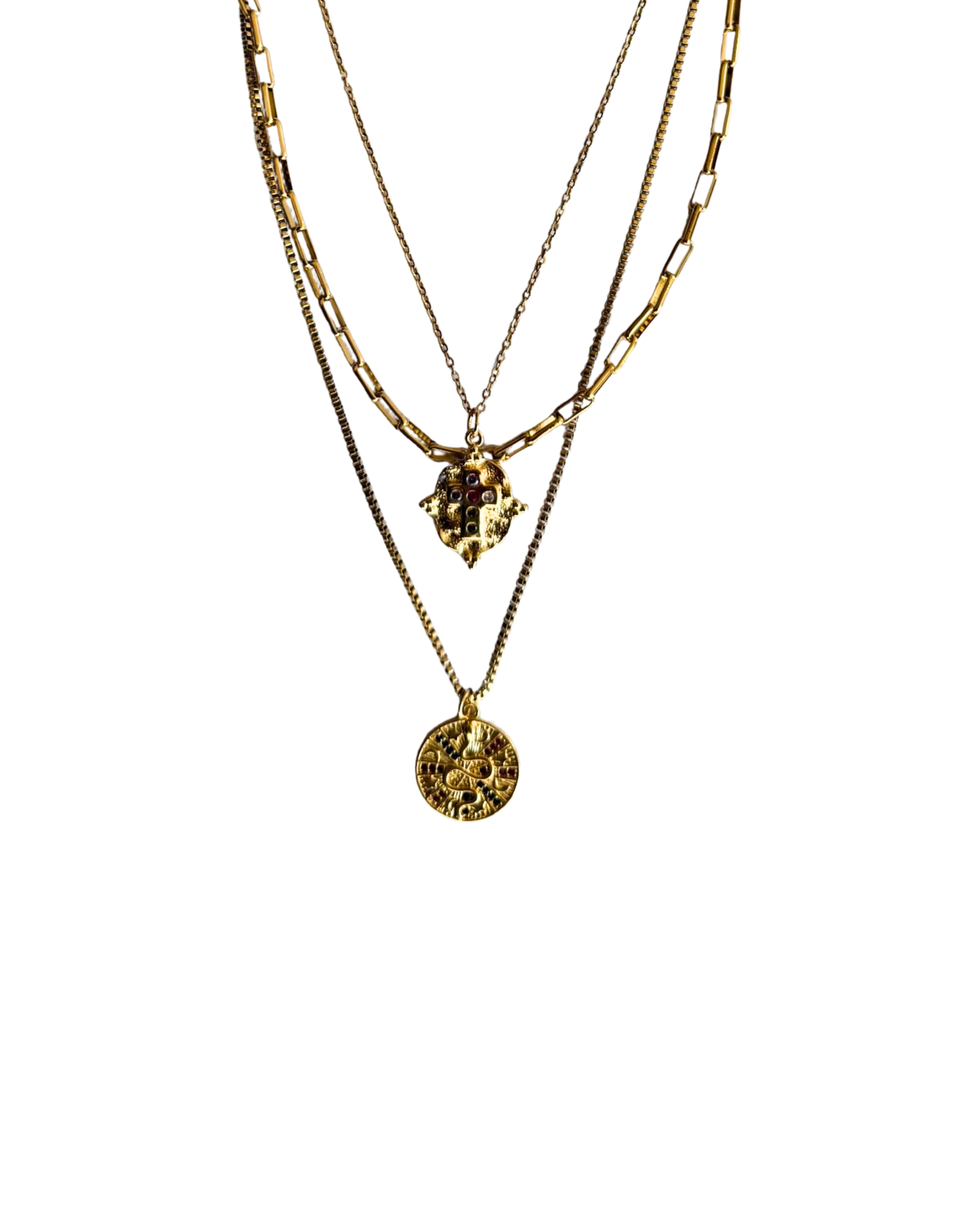 Golden pink - three in one