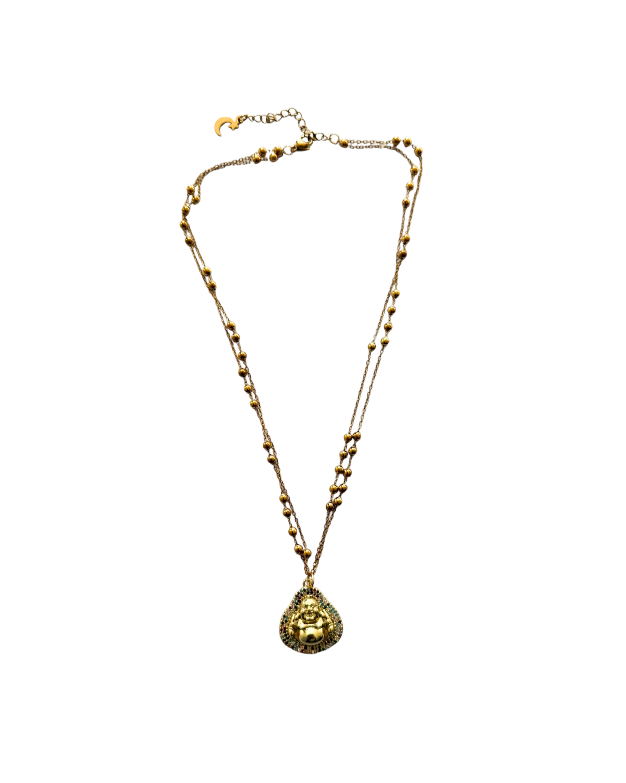 Golden colorful buddha