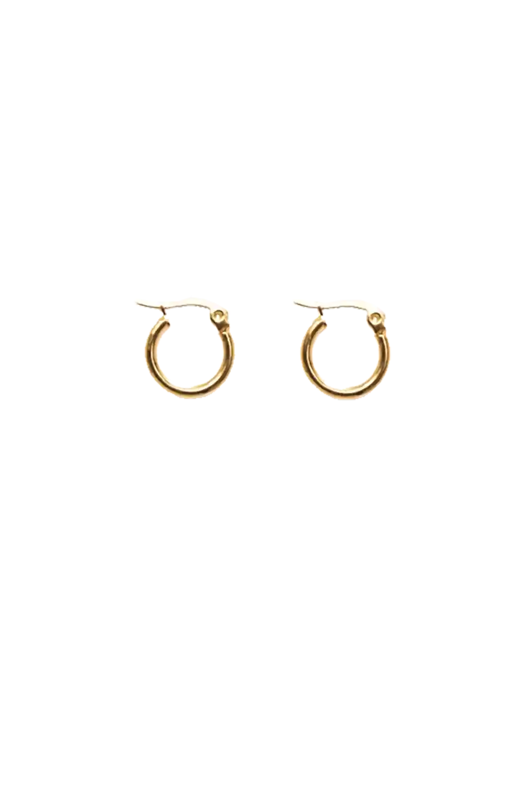 Golden basic hoops (15mm)