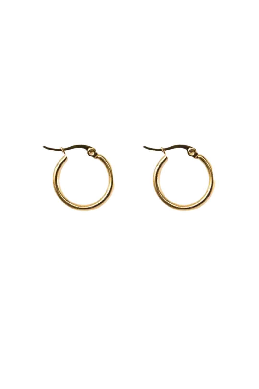 Golden basic hoops (20mm)