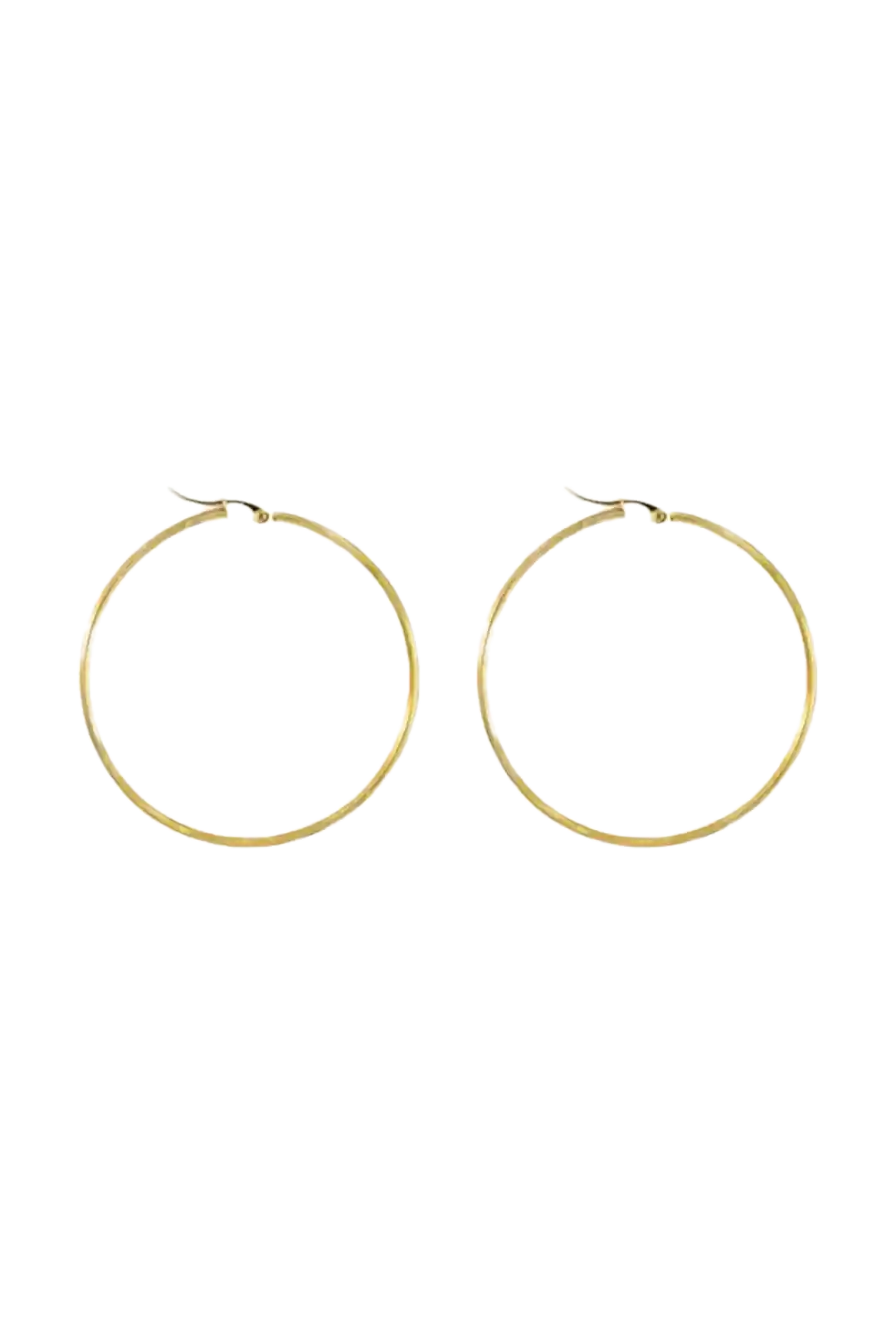 Golden basic hoops (40mm)