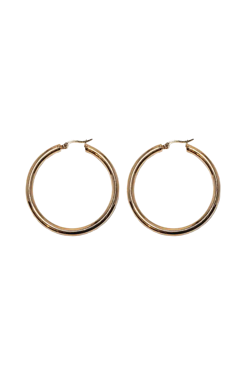 Golden Lucy hoops