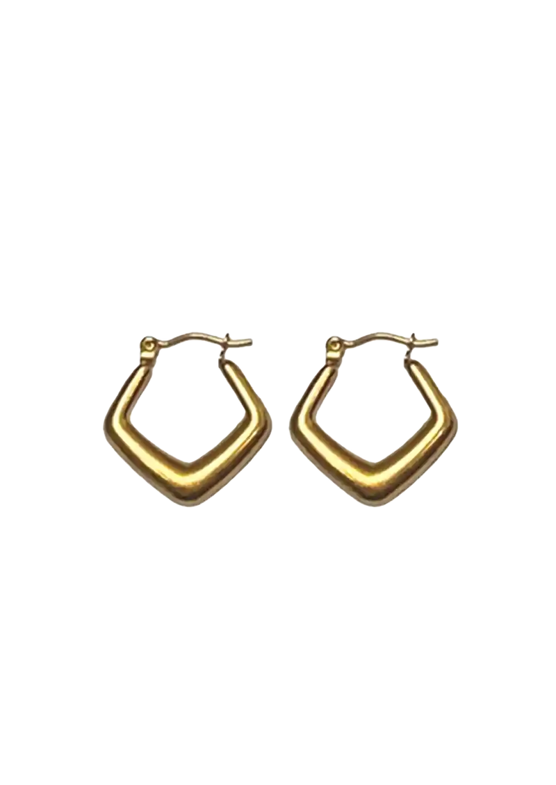 Golden rhombus hoops