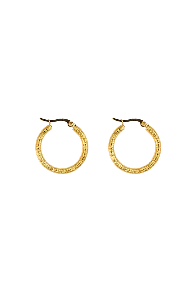 Golden modern hoops (20mm)