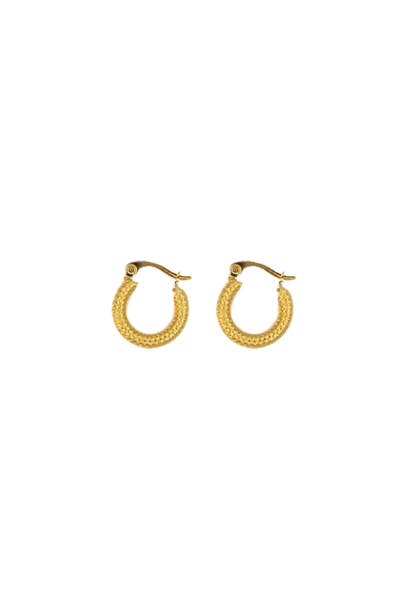 Golden modern hoops (15mm)