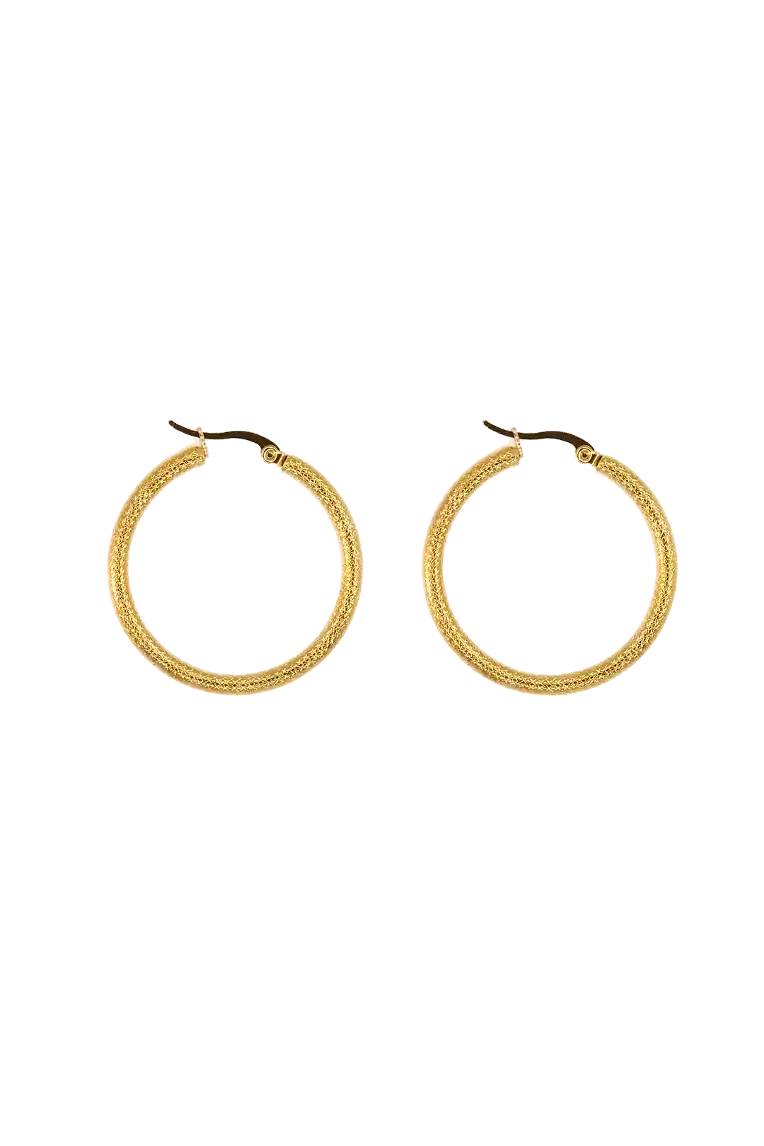 Golden modern hoops (30mm)