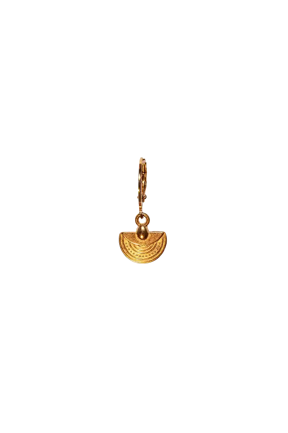 Golden girlpower sign earring