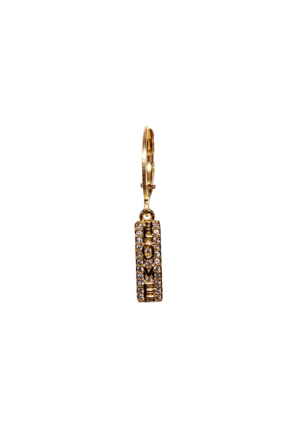 Golden love pendant